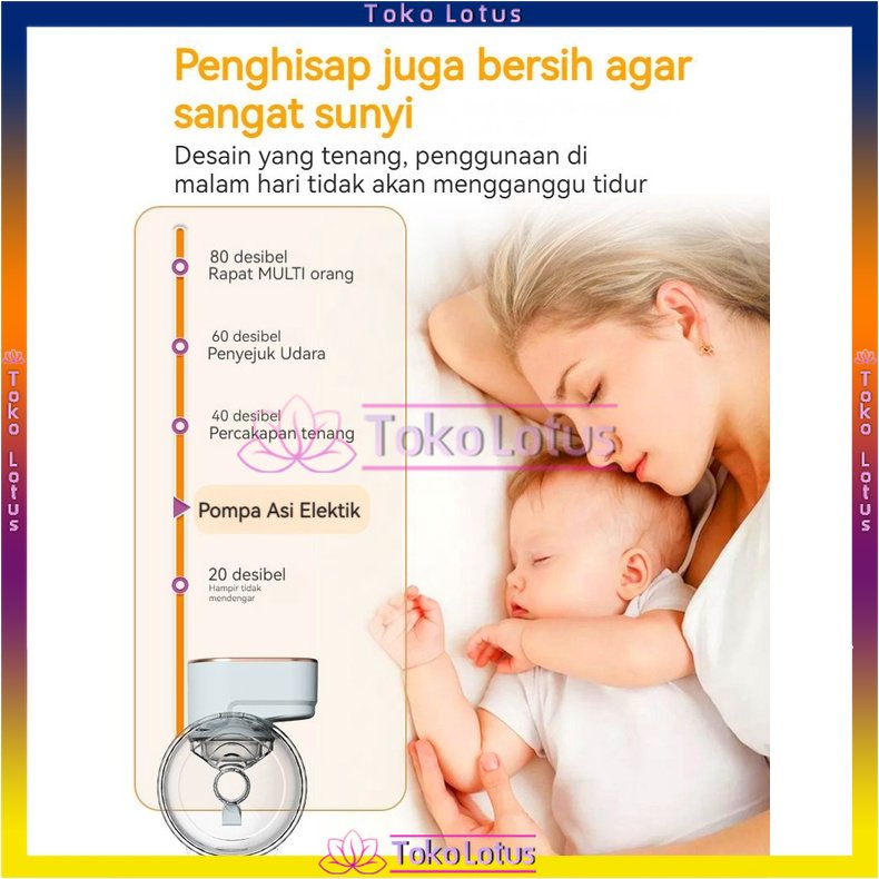 [BISA COD] Breast Pump Wearable Portable Elektrik Wearable Hands Free