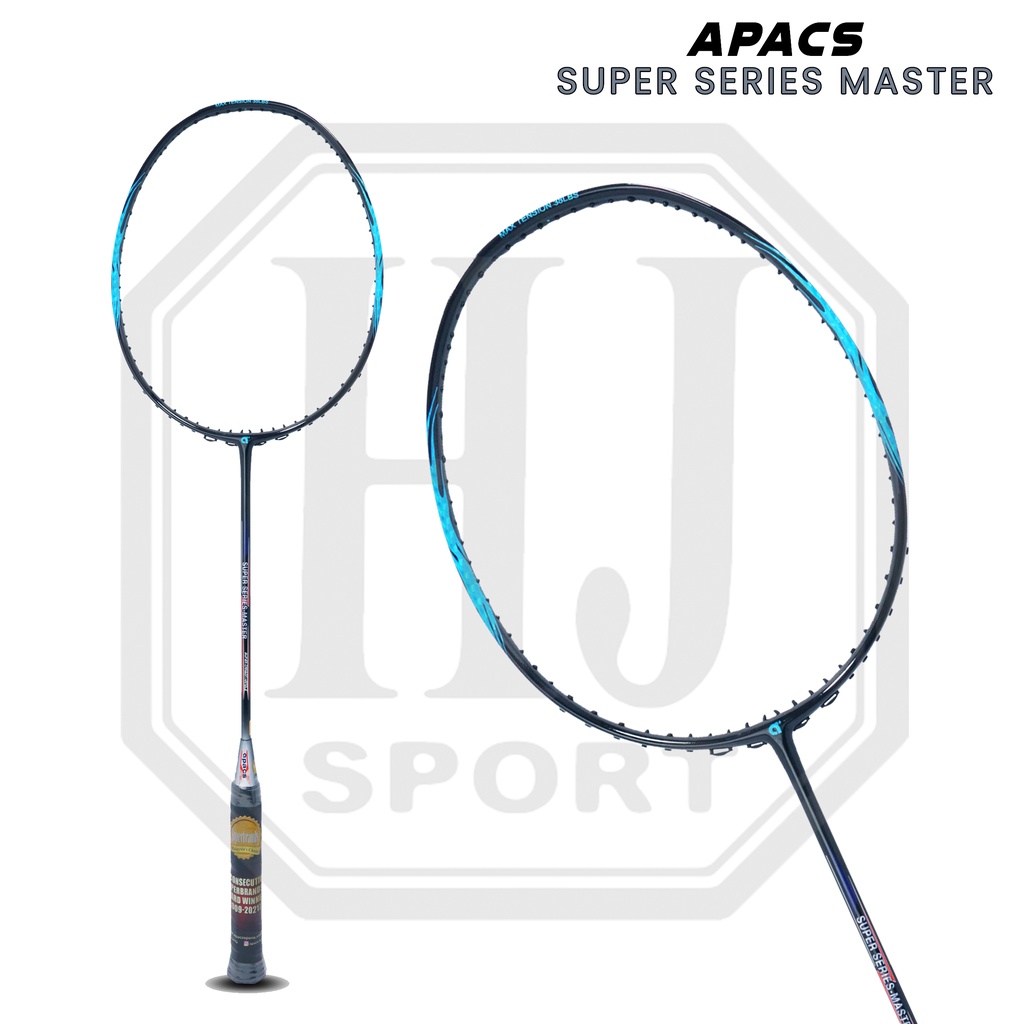 Raket Original Apacs Super Series Master Bonus Senar dan Tas Badminton