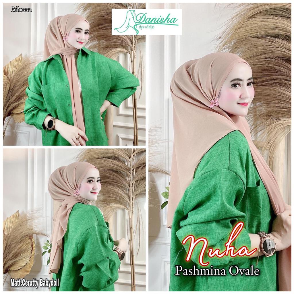 Jilbab Pashmina Oval Nuha Ori Danisha Hijab