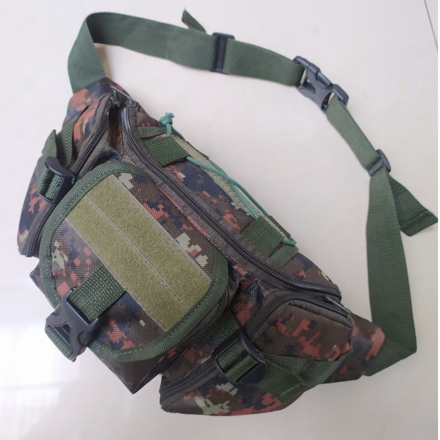 Waistbag army TACTICAL ( HARGA GROSIR ) Tas Slempang Pinggang dan Slingbag Pria