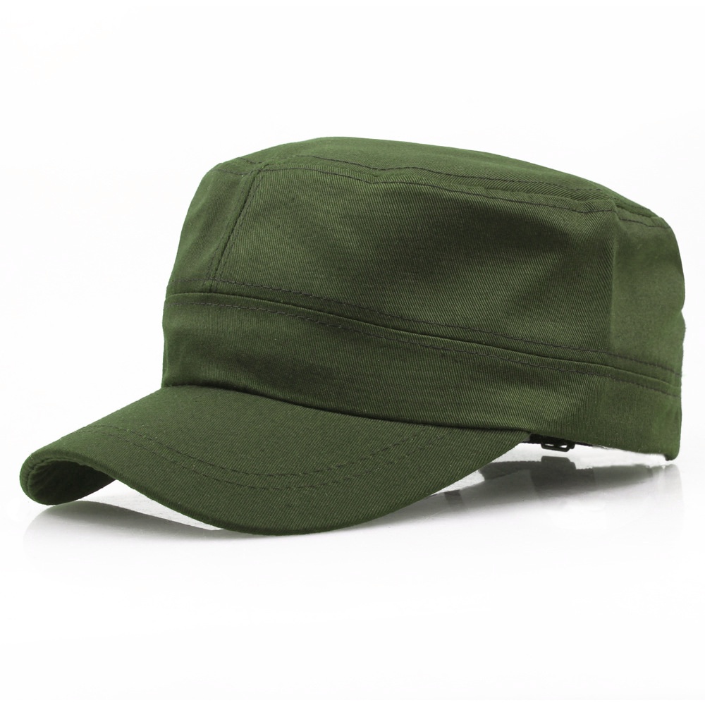 Topi Komando / Topi Tentara Polos Canvas Unisex - Banyak Plihan Warna (COMB)