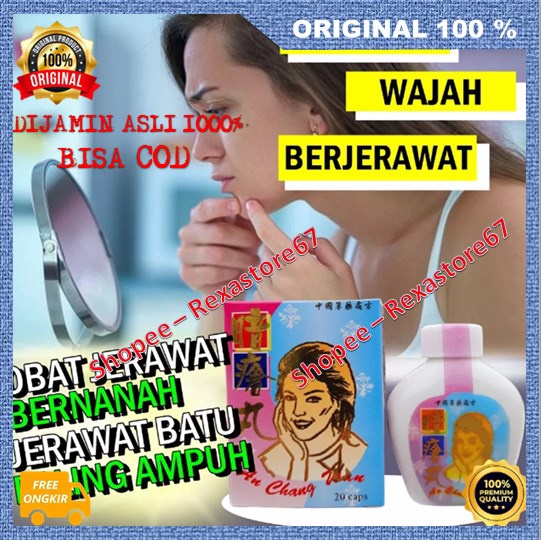 Obat Jerawat China Obat Penghilang Jerawat dan Darah Kotor Ampuh ASLI