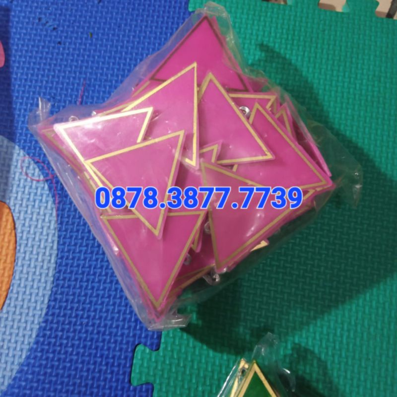 Pin barung mika bijian (ready10 warna)