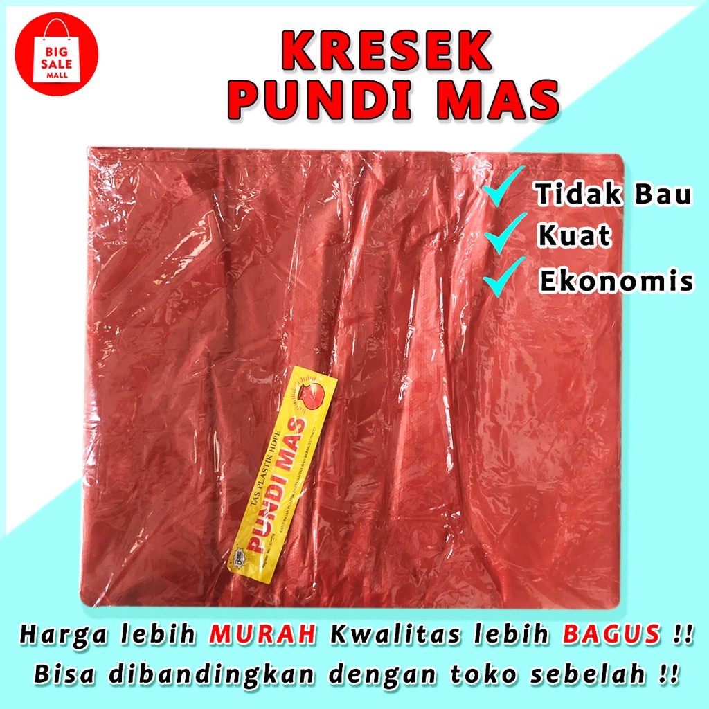 Kantong kresek Jumbo Uk40 Kresek laundry Merah Ekonomis,Plastik Packing T-shirt bag Super Murah..TIPIS!!!!