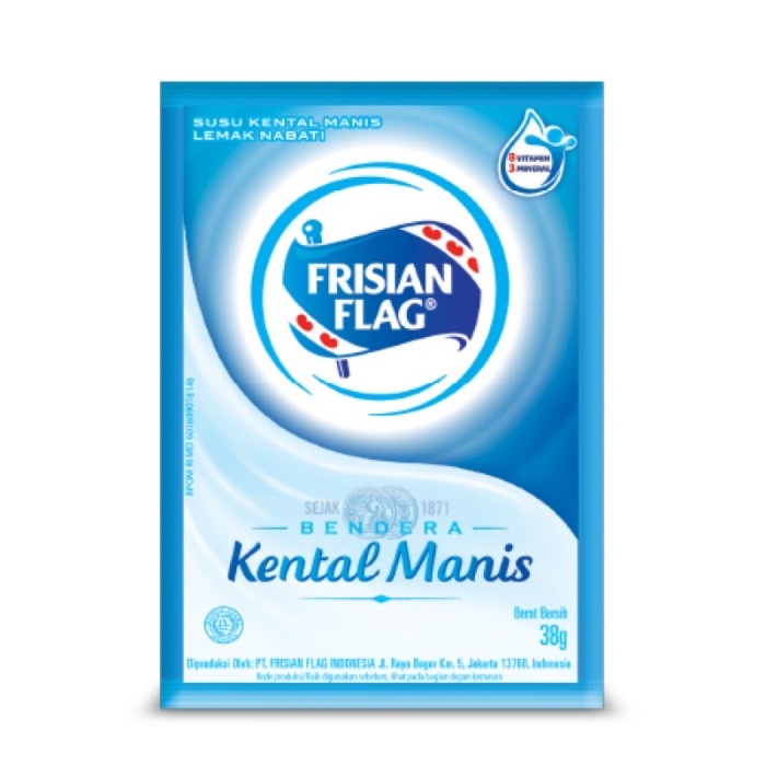 

Frisian Flag Susu Kental Manis Full Cream 1 Renceng (38gr x 6 Sachets)