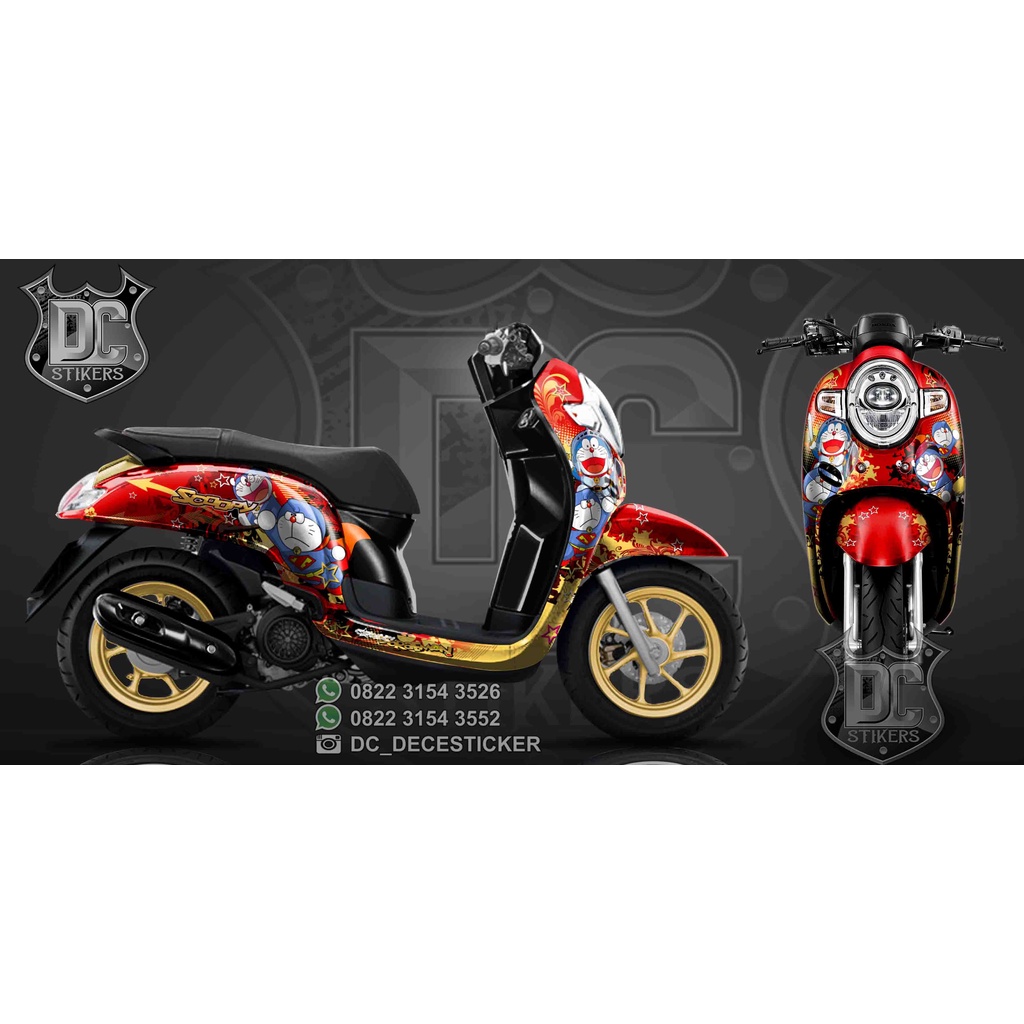 decal scoopy doraemon