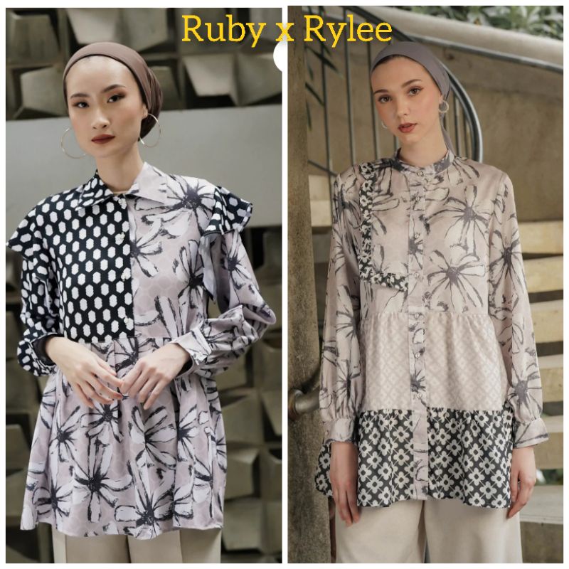 RYLEE TOP BEIGE || RUBY TOP BEIGE || ALEZA LABEL