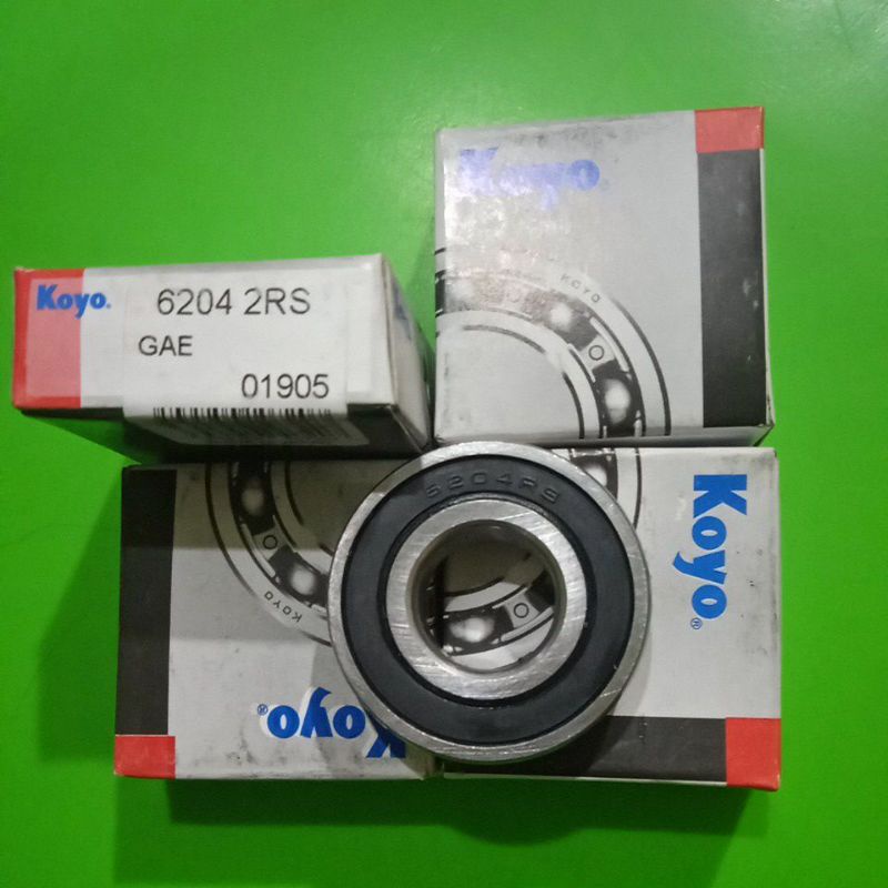 BEARING 6204 2RS UNTUK GEARBOX VIAR KAISAR SPAREPART MOTOR RODA 3 DLL