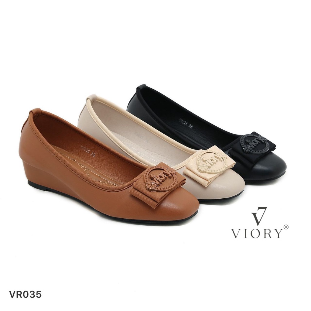 VIORY Sepatu Wedges Shoes #VR035 ORIGINAL