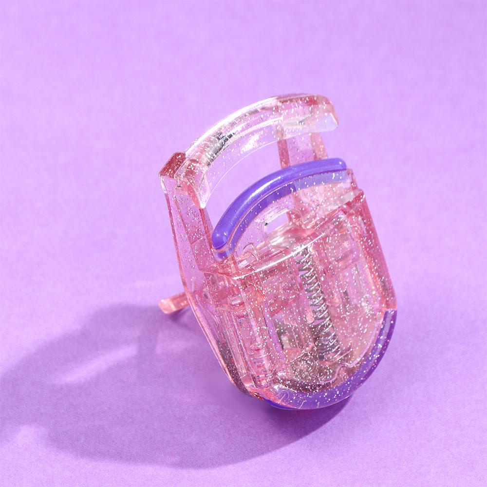 Penjepit Bulu Mata Glitter Agustina Profesional Alami Aksesoris Kosmetik Alat Makeup Halus Flash Wide-angle Mini Eyelash Clip