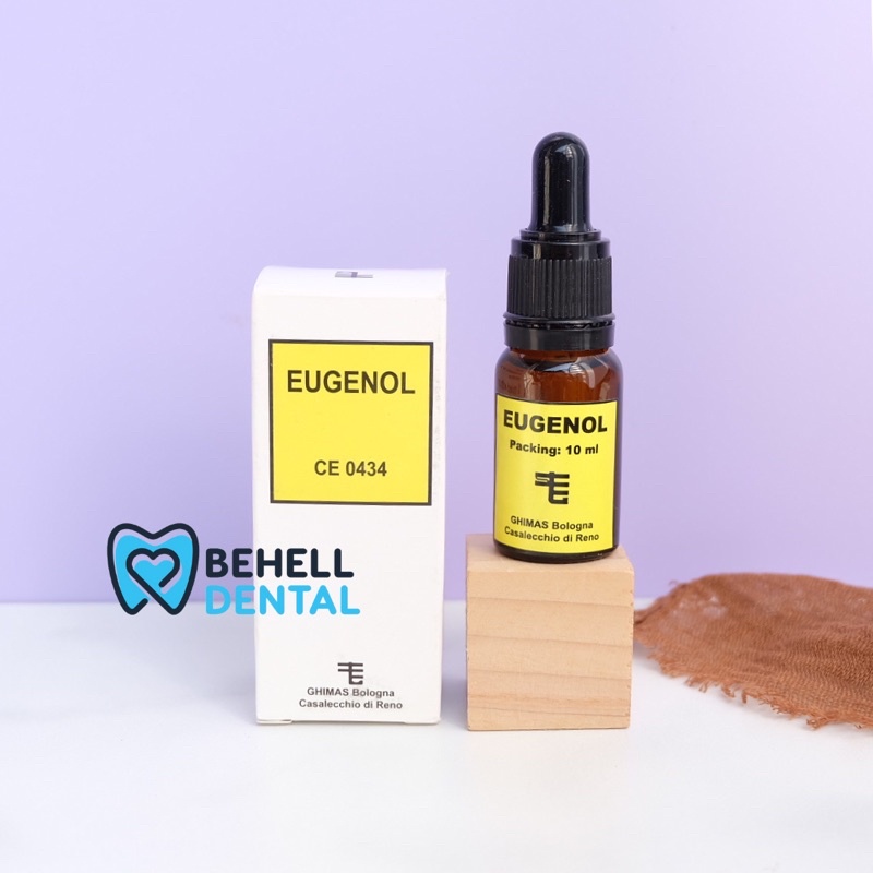 EUGENOL OBAT PENAHAN PEREDA PENGHILANG NYERI SAKIT GIGI BERLUBANG BOLONG / Dental Ghimas Minyak Cengkeh 10ml 10 ml / Antiseptik Anti Sakit ORI ORIGINAL ASLI