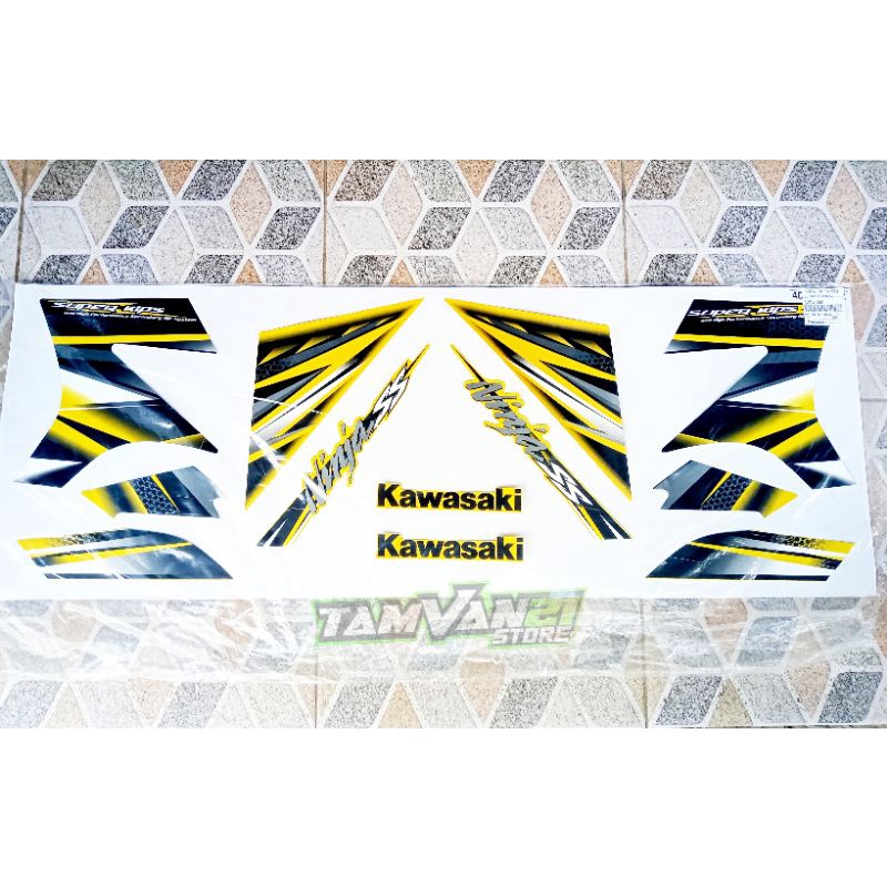 STRIPING NINJA SS KUNING ORIGINAL KAWASAKI