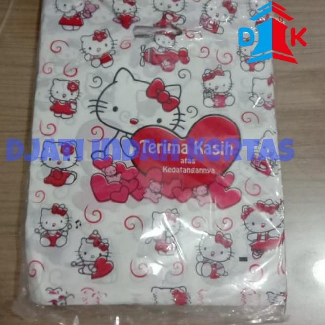 

오빠 TER!! Tas Plastik Olshop Cantik Hello Kitty / Plastik HDPE Uk 30 x 40 Terjangkau