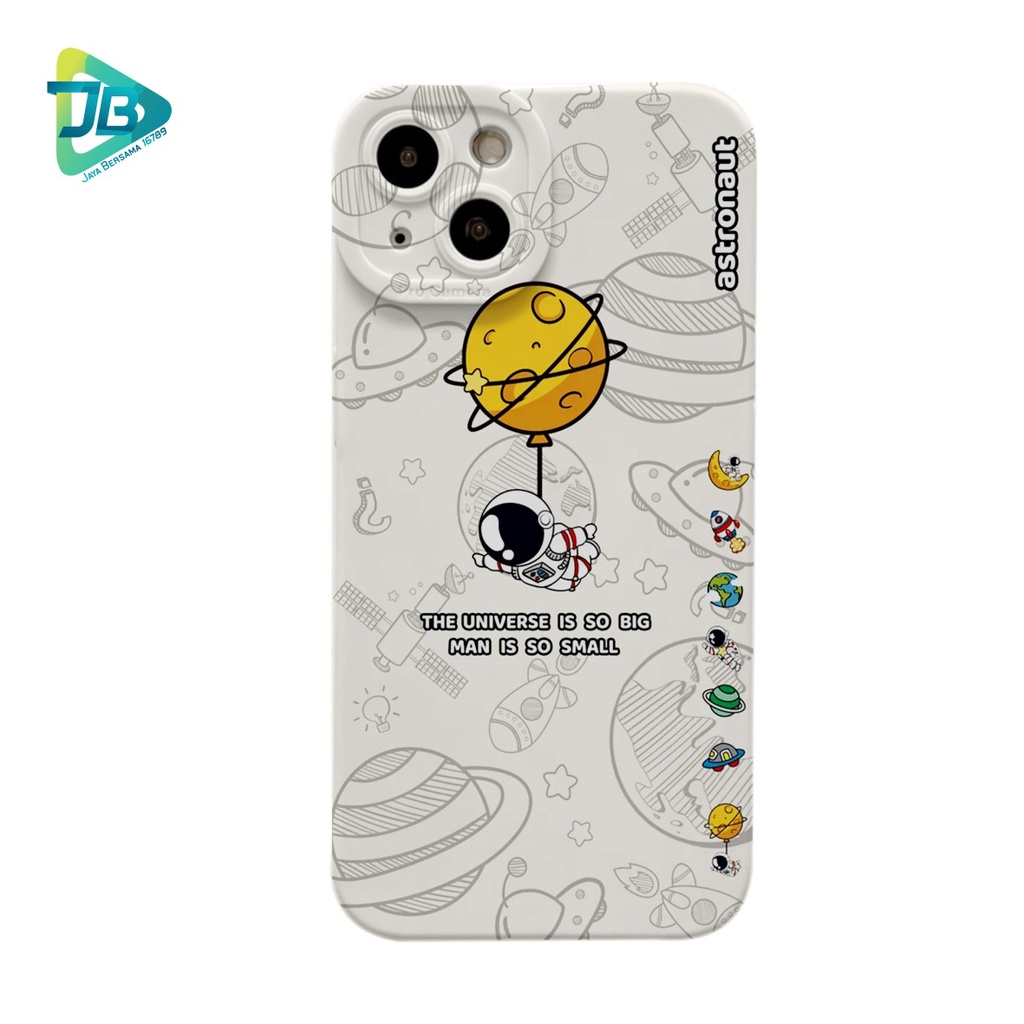 CUSTOM CASE SOFTCASE SILIKON PROCAMERA ASTRONOUT CUSTOM OPPO REALME VIVO XIAOMI SAMSUNG INFINIX IPHONE FOR ALL TYPE JB6270