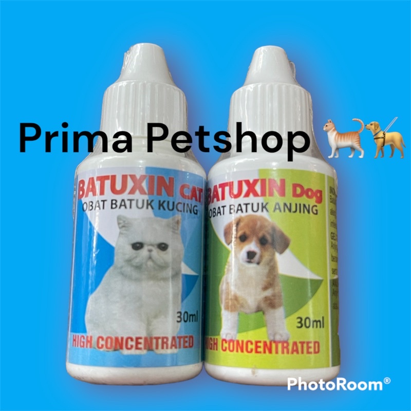 BATUXIN CAT dan DOG OBAT BATUK PILEK SESAK NAFAS KUCING DAN ANJING