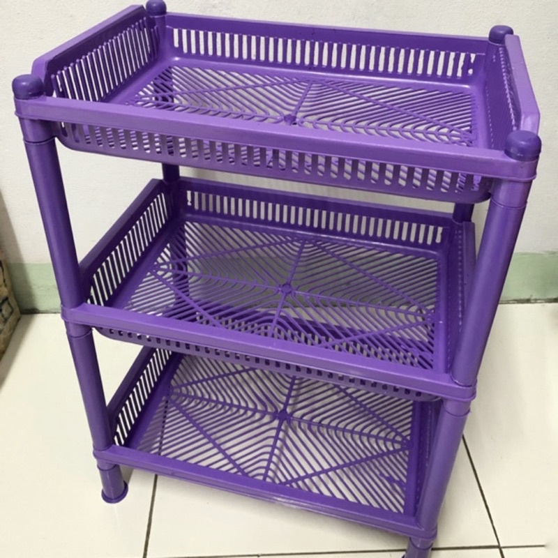 Rak Plastik Susun 3 / Rak Gelas / Tak serbaguna