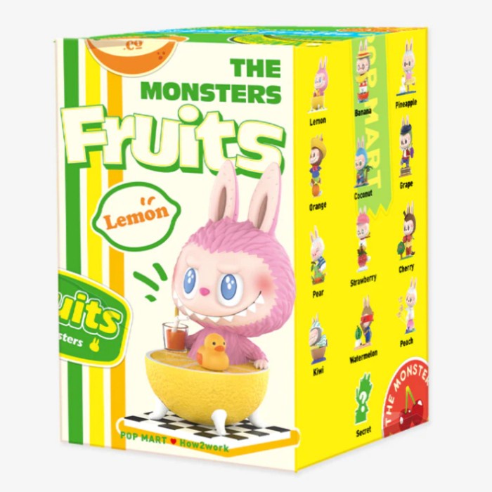 Pop Mart x How2work The Monsters Fruits