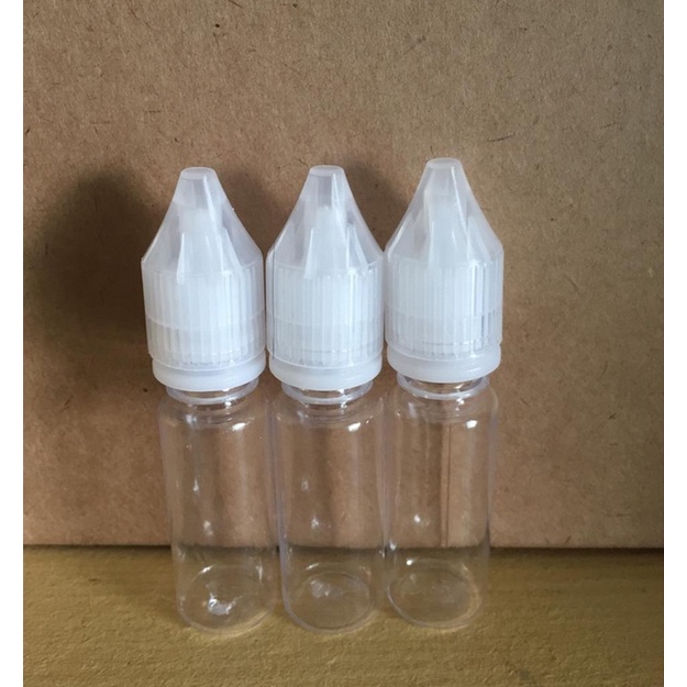 BAYAR DITEMPAT Botol essen vitamin dll 15ml clear Dfashbandun