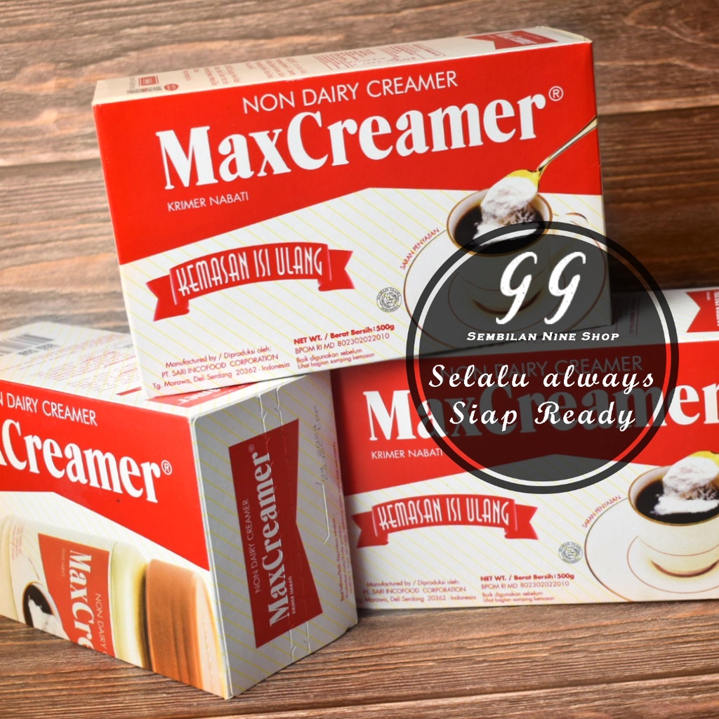 

MAXCREAMER Non Dairy Creamer 500 Gram Krimer Nabati Max Creamer