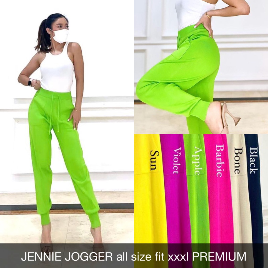 CELANA PANJANG WANITA JENNIE JOGGER KNIT IMPORT-SYSCLOTHIER