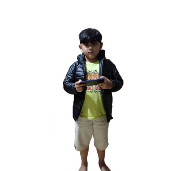 jaket Puper anak tanggung hitam