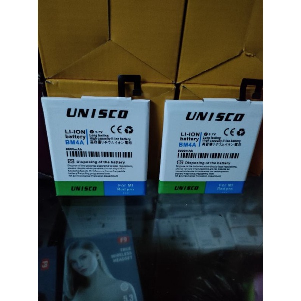Baterai Xiaomi Redmi Pro Bateri Batry Battry Xiaomi BM4A Dobel Power Unisco