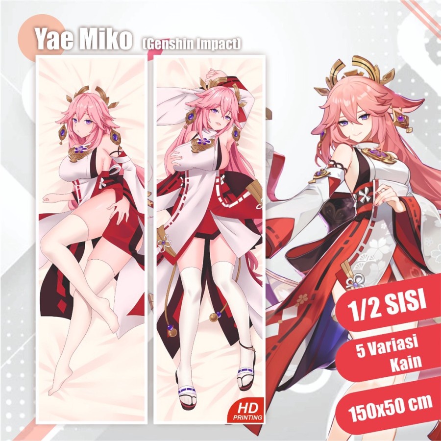 DAKIMAKURA YAE MIKO GENSHIN IMPACT 150X50 CM (COVER ONLY)