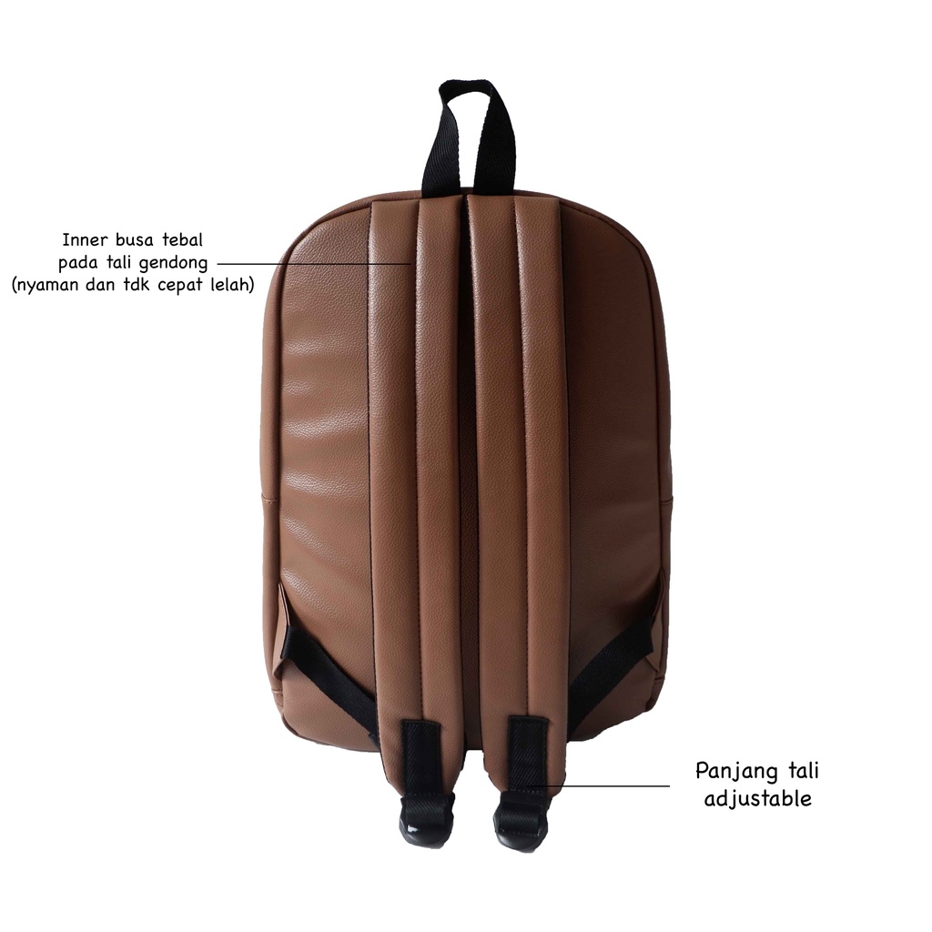 BICBAC TAS RANSEL SIMPLIO PUNGGUNG BAG SEKOLAH TRAVEL TRAVELLING LAPTOP BACKPACK PREMIUM LEATHER SERBAGUNA WATERPROOF WATER RESISTANT PRIA WANITA ANAK SD SMP SMA KULIAH UNIVERSITAS ANTI HUJAN AIR ANTIBARET ANTIMALING KAPASITAS BESAR