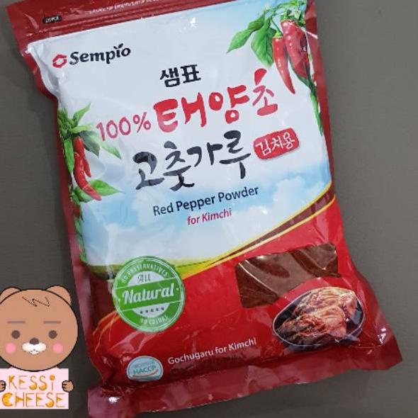 

12.12 Brand GOCHUGARU KASAR / BUBUK CABAI KOREA KASAR MERK SEMPIO REPACK 100 GR !