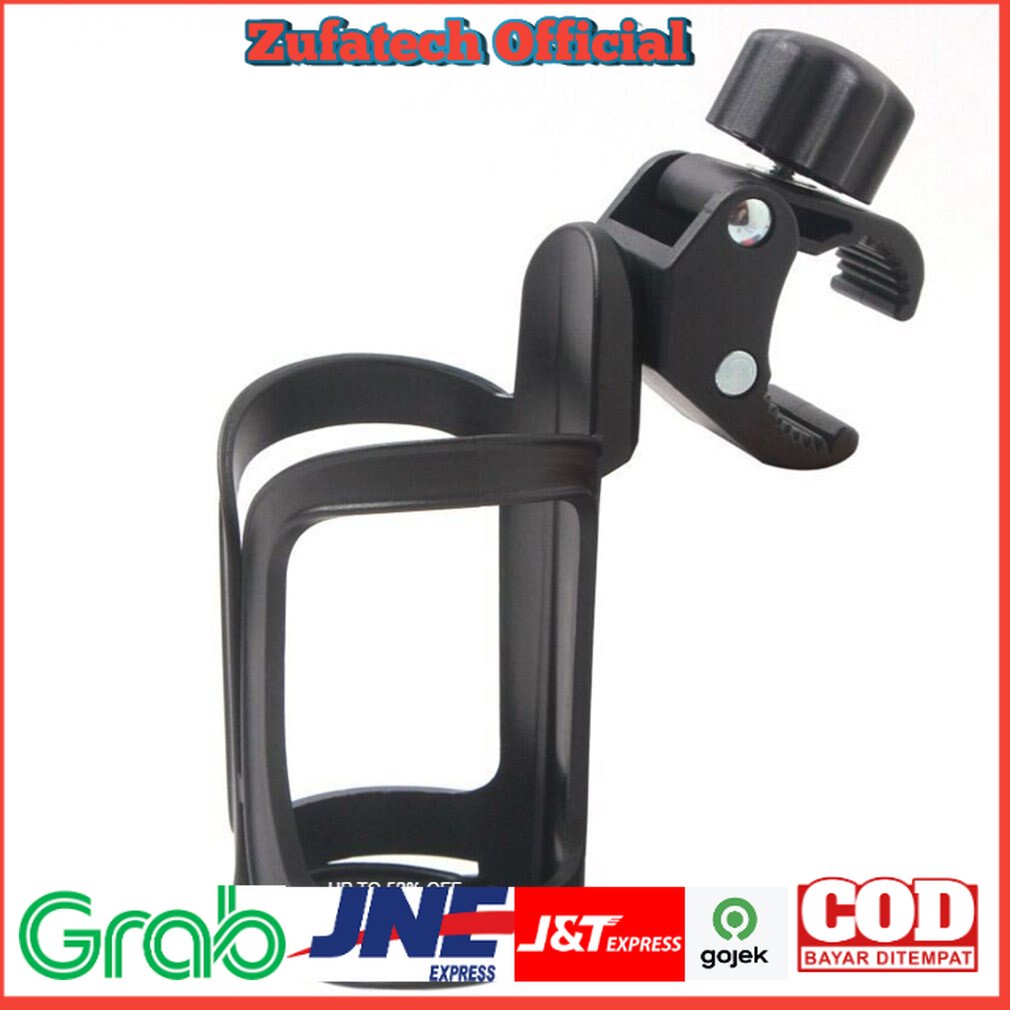 Hengtu Holder Tempat Minum Sepeda Trolley Bottle Bracket Cage - BBR14 - Black