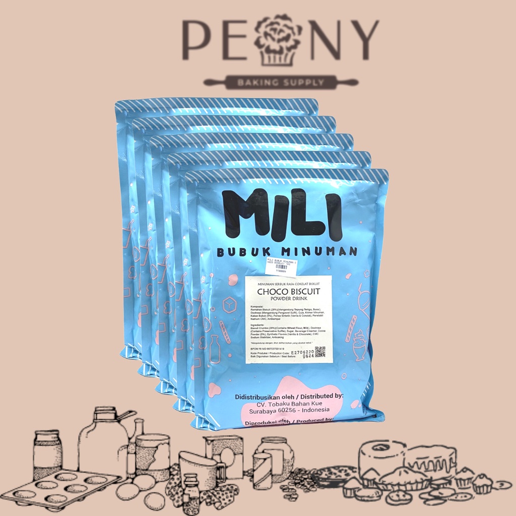 MILI BUBUK MINUMAN CHOCO BISKUIT 1KG