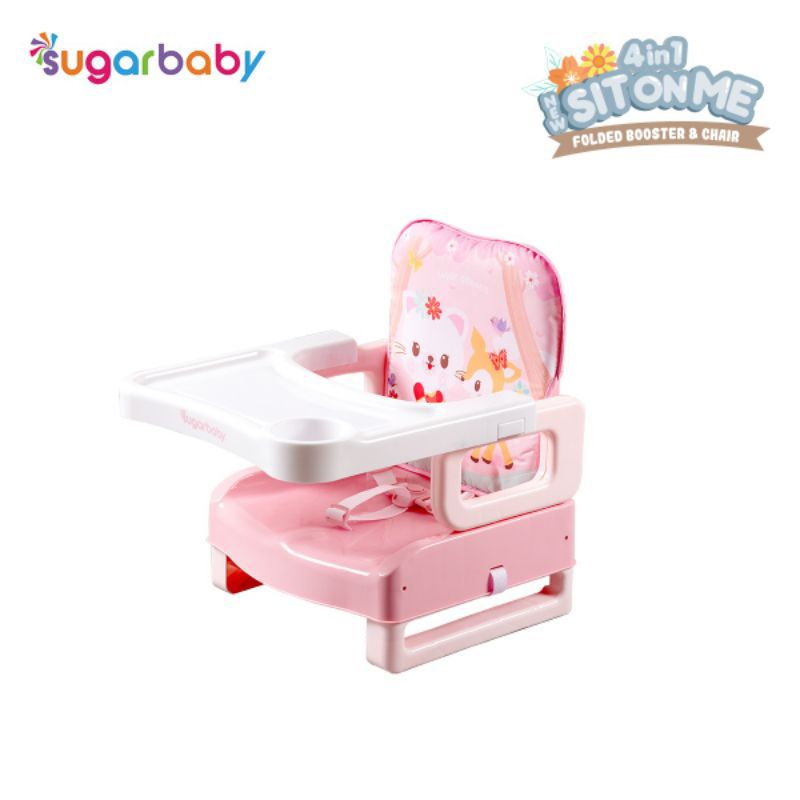 Sugarbaby 4in1 folded booster &amp; chair kursi makan bayi lipat free bubble wrap