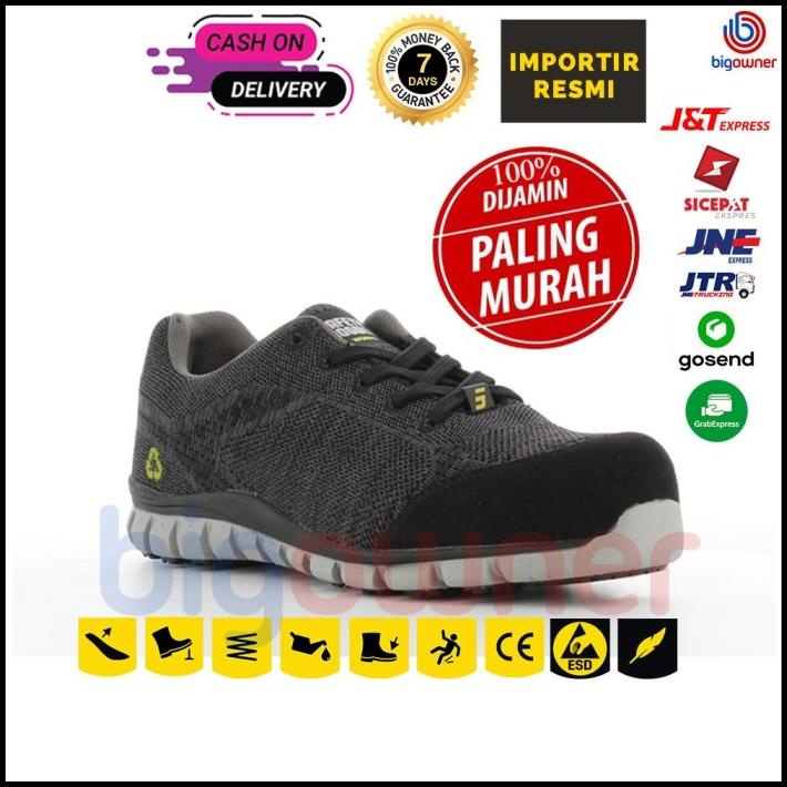 Promo Sepatu Safety Jogger Morris / Sepatu Proyek Pria Ringan Sepatu Jogger