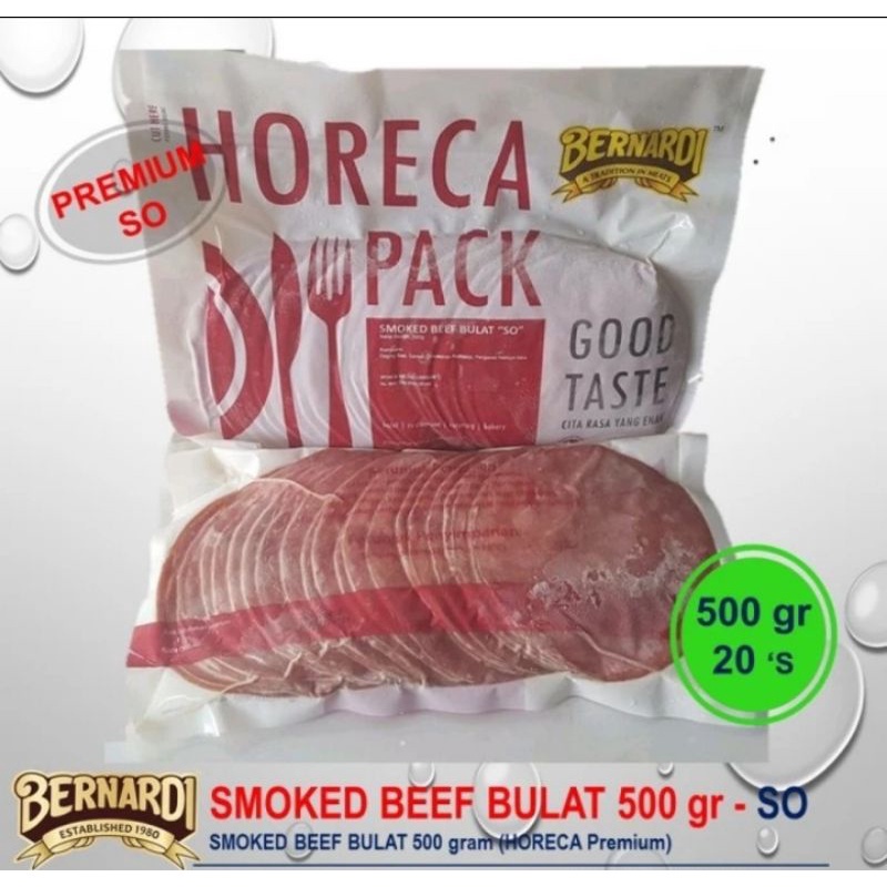 Smoked Beef Bulat SO Bernardi 500 Gr