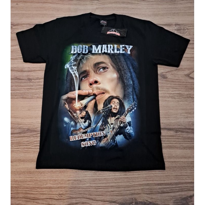 Kaos bob marley glow in the dark thailand