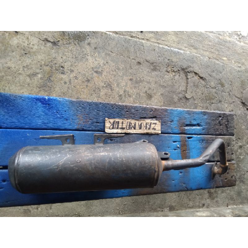 Knalpot Standar Honda Vario 110 Led K46 Original Pnp Beat Fi Scoopy Fi Copotan Bekas