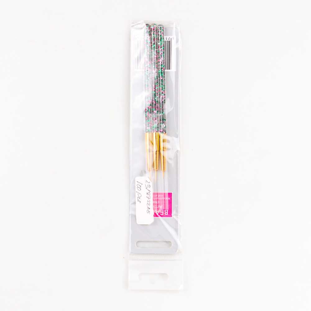 Rosalind Brush Kutek Kuku Ultra-thin Liner Nail Art 3 PCS - HD042 ( Mughnii )