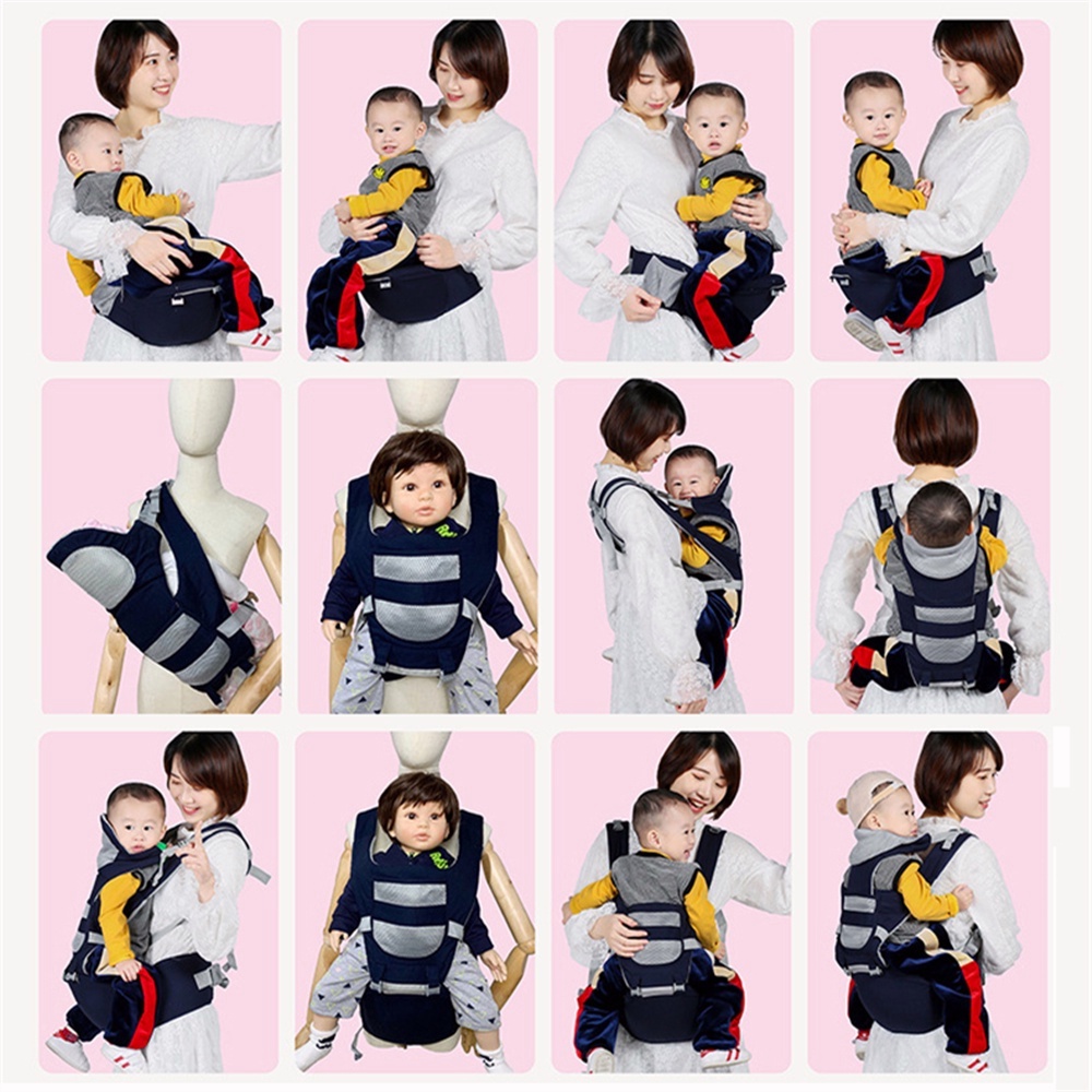 Gendongan Bayi Hipseat 0 - 36 Bulan / Baby Carrier M Shape Original / SSC Ergonomis / Perlengkapan Bayi