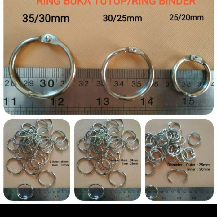 

RING BUKA TUTUP / RING BINDER SIZE 30-25