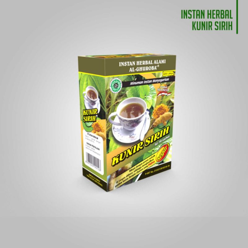 

Minuman Instan Herbal Kunir Sirih Serbuk Murah Original