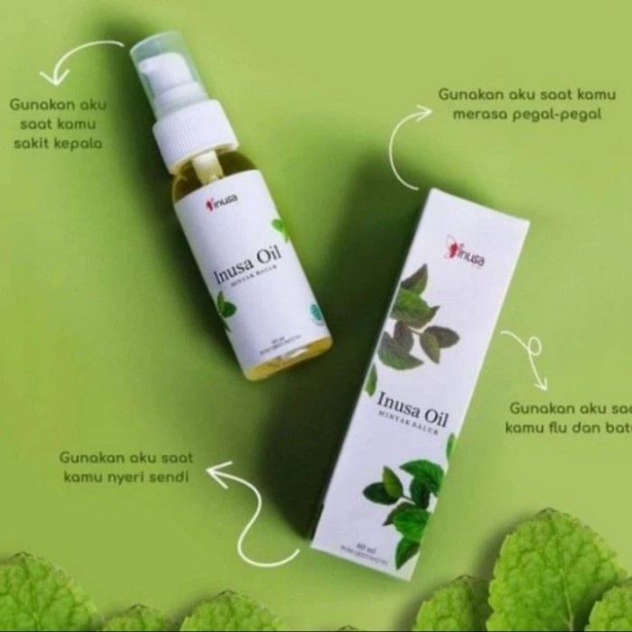 Inusa Oil Minyak Balur Tinggal Semprot Nyeri Sendi Masuk Angin