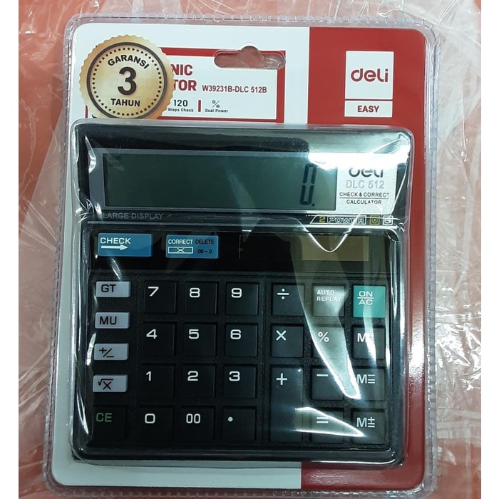 

STOK TERBATAS Deli Calculator W39231N-DLC512