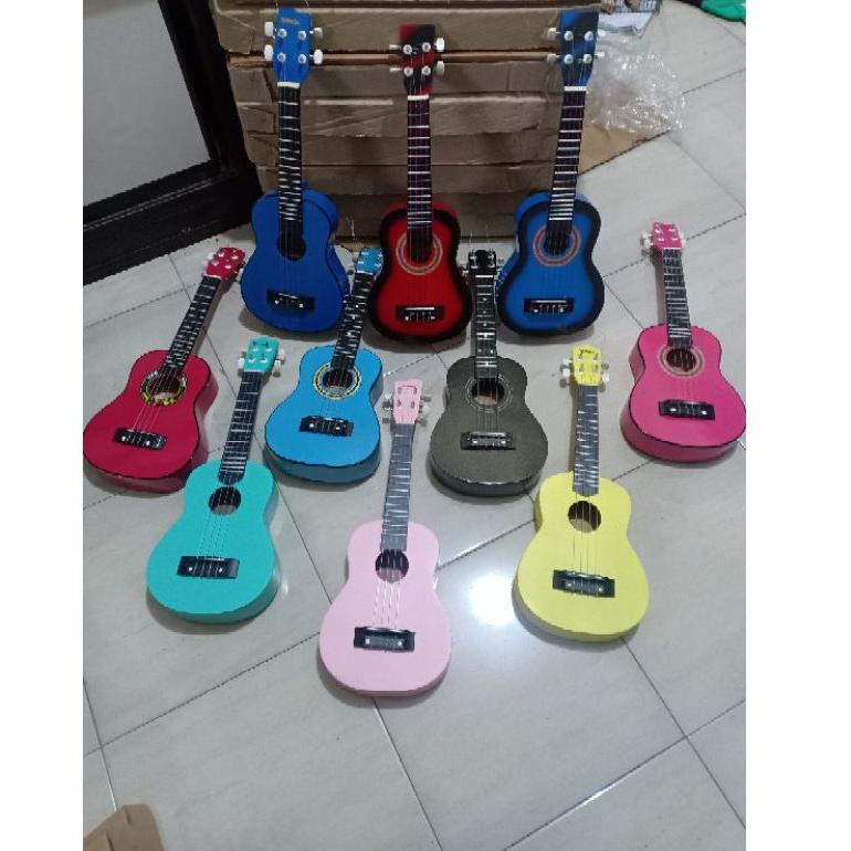[NAN.21De22w] Ukulele murah/kentrung /kencrung senar 3 dan 4