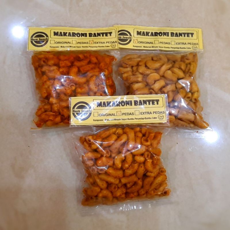 

Makaroni Bantet Baru Snack