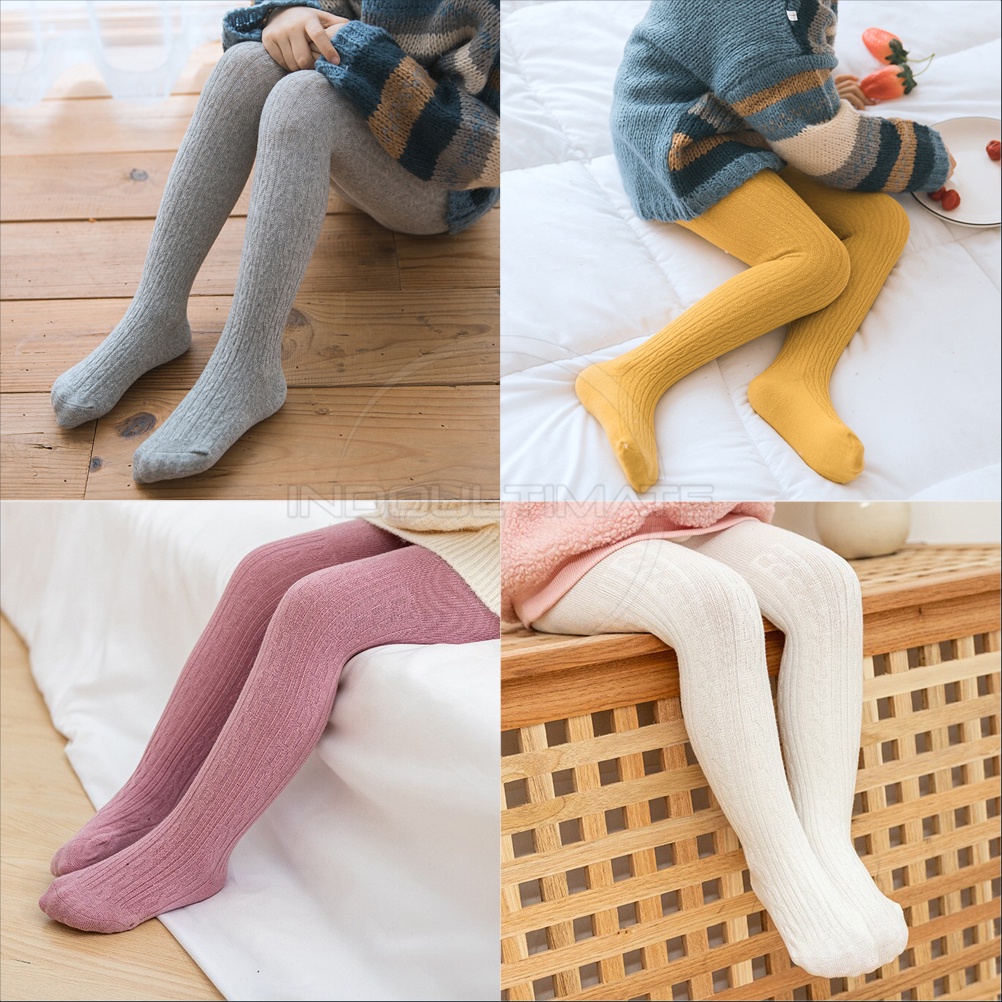 1Pcs  CLB-P6010 Celana Legging Kaki Tutup Anak Bayi Legging Kepang Tebal Legging Bayi Tebal Legging Katun Celana Panjang Bayi Kaki Tutup Celana Leging Bayi Baru Lahir Import Bawahan Celana Bayi Laki-Laki Perempuan