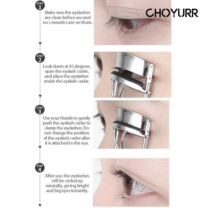 【COD】Penjepit Bulu Mata Dengan Sisir Eyelash Curler Alat Kecantikan Pelentik Bulu Mata Import Murah-CH