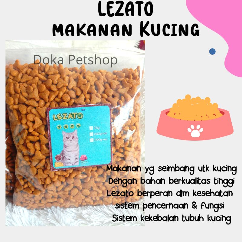 Lezato Makanan Kucinng Berat 1 Kg