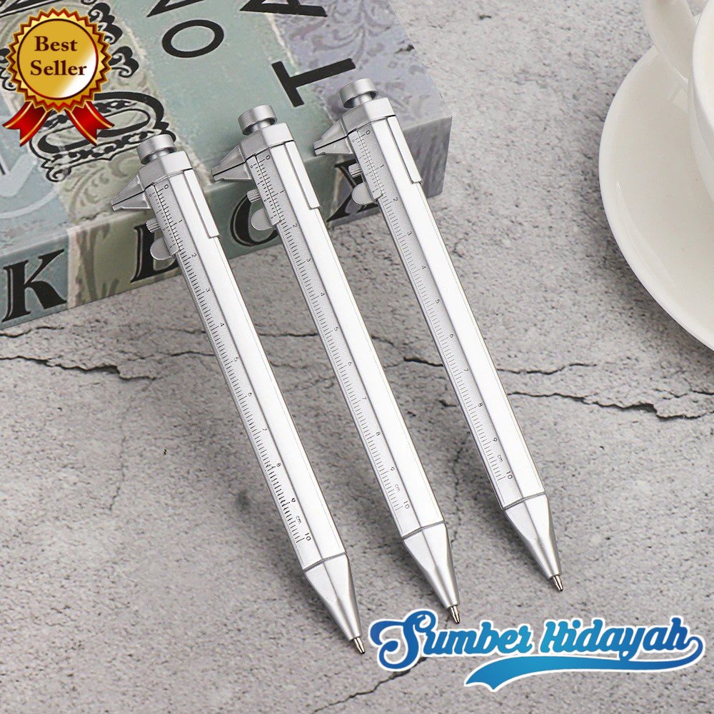 

Pena Pulpen with Caliber Measuring Tool Scale Ruler