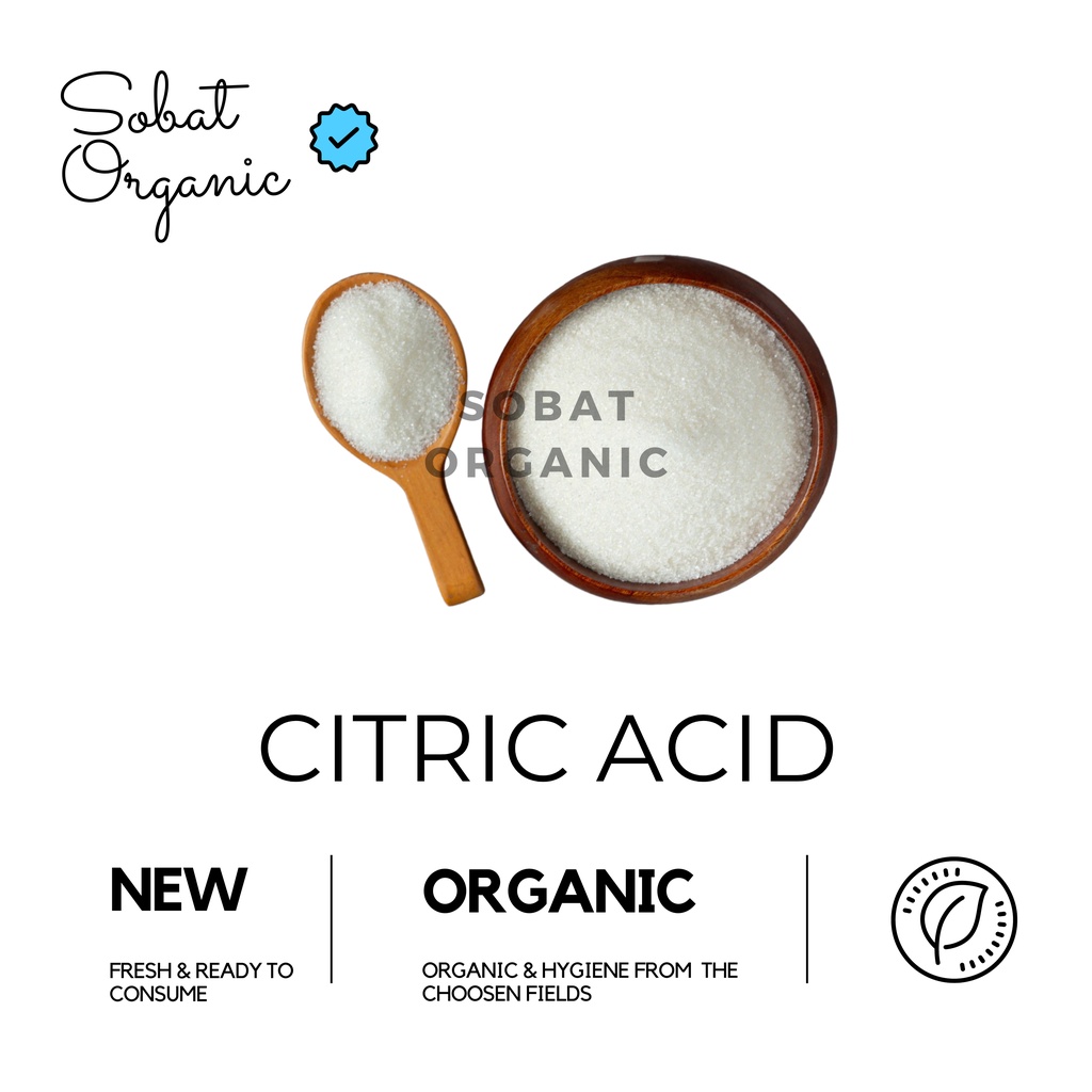 

Citric Acid Sitrun Asam Citrat Food Grade 100 gr