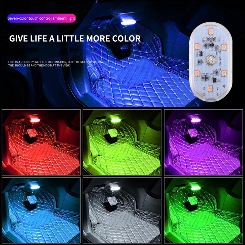 Lampu Mobil Usb Led Wireless Lampu Interior Lampu Buku Plafon Sensor Sentuh Lampu Pelindung Mata Baca Lampu Malam